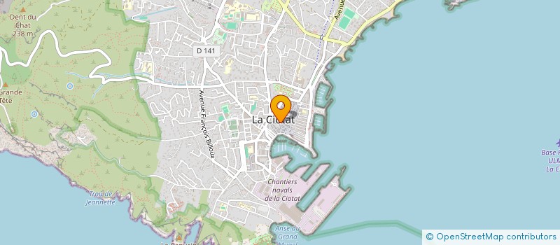 localisation de l'entreprise MONSIEUR SEBASTIEN ESPOSITO  LA CIOTAT