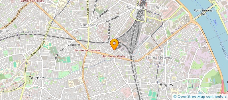 localisation de l'entreprise MONSIEUR SEBASTIEN ETCHAR  BORDEAUX