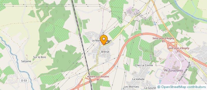 localisation de l'entreprise MONSIEUR SEBASTIEN ETOURNEAU à FLEAC