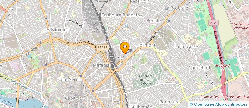 localisation de l'entreprise MONSIEUR SEBASTIEN EUDELIN à TOULOUSE