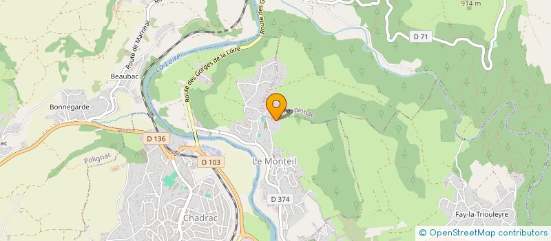 localisation de l'entreprise MONSIEUR SEBASTIEN EXBRAYAT à LE MONTEIL