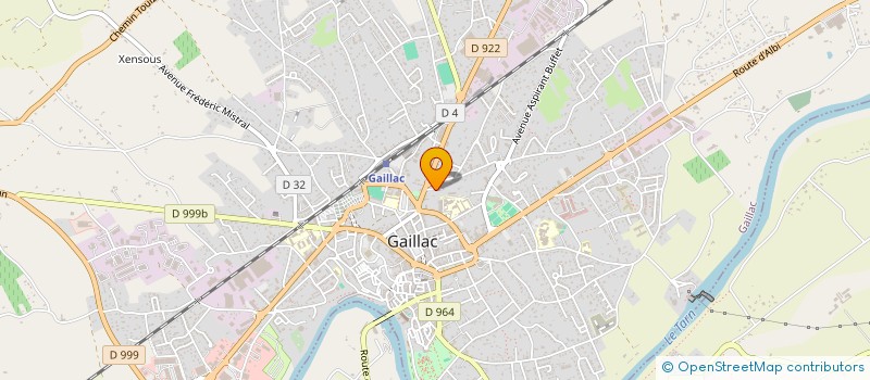 localisation de l'entreprise MONSIEUR SEBASTIEN FABRE  GAILLAC