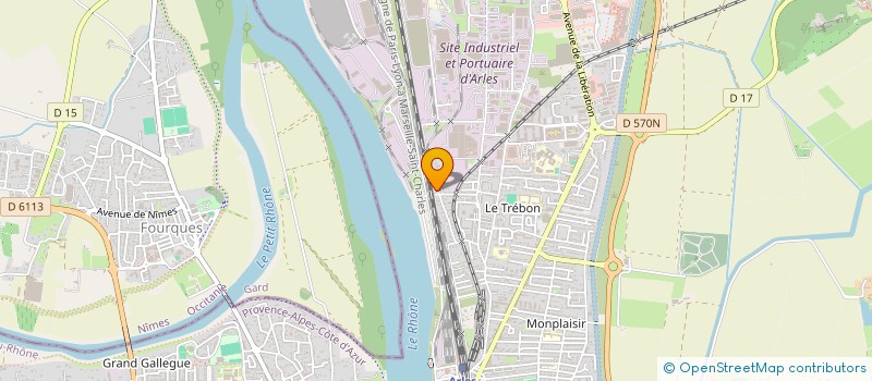 localisation de l'entreprise MONSIEUR SEBASTIEN FABRE  ARLES