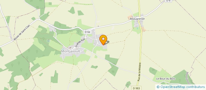 localisation de l'entreprise MONSIEUR SEBASTIEN FAGOT  MONTJAVOULT