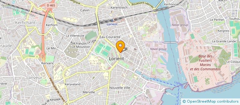 localisation de l'entreprise MONSIEUR SEBASTIEN FAIRAND  LORIENT