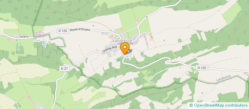 localisation de l'entreprise MONSIEUR SEBASTIEN FAIVRE  LANDRESSE