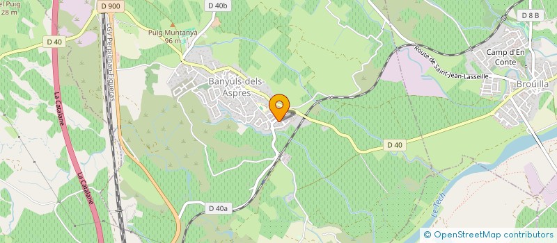 localisation de l'entreprise MONSIEUR SEBASTIEN FAJAL  BANYULS-DELS-ASPRES