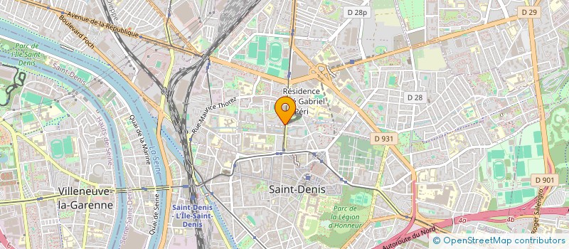 localisation de l'entreprise MONSIEUR SEBASTIEN FALCK à SAINT-DENIS