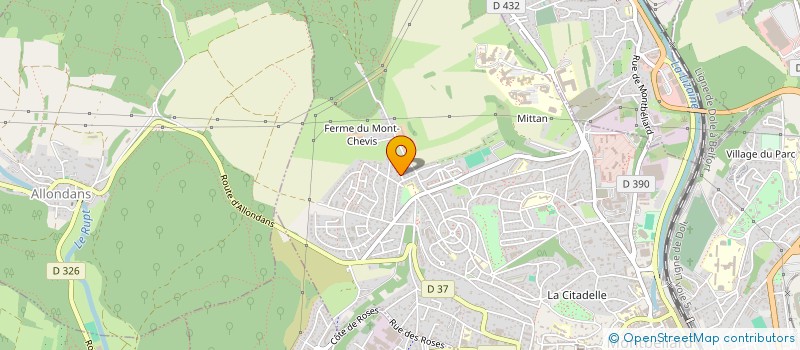 localisation de l'entreprise MONSIEUR SEBASTIEN FANTINATI  ETUPES