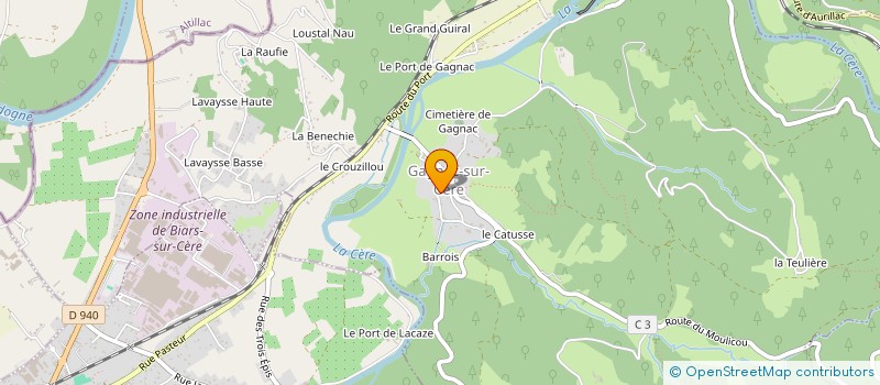 localisation de l'entreprise MONSIEUR SEBASTIEN FARFART  GAGNAC-SUR-CERE