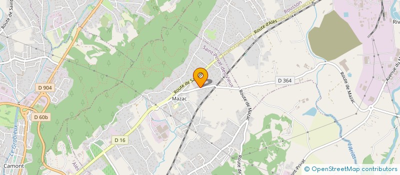 localisation de l'entreprise MONSIEUR SEBASTIEN FARGIER  SAINT-PRIVAT-DES-VIEUX