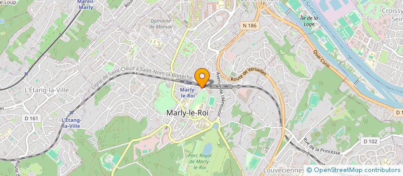 localisation de l'entreprise MONSIEUR SEBASTIEN FARINA  MARLY-LE-ROI