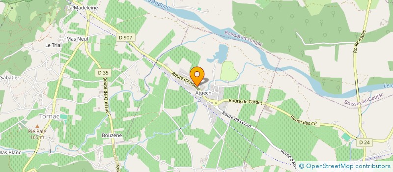 localisation de l'entreprise MONSIEUR SEBASTIEN FASSOULI  BAGARD