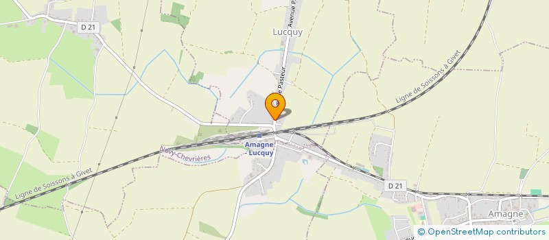 localisation de l'entreprise MONSIEUR SEBASTIEN FAUCHEUX  LUCQUY