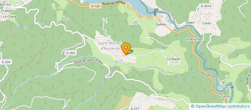 localisation de l'entreprise MONSIEUR SEBASTIEN FAURE  SAINT-MICHEL-D AURANCE