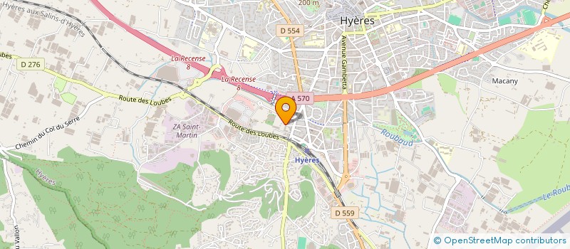 localisation de l'entreprise MONSIEUR SEBASTIEN FAURE  HYERES