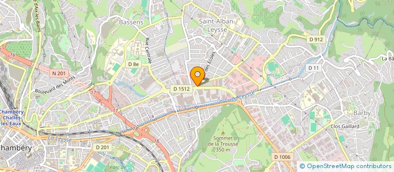 localisation de l'entreprise MONSIEUR SEBASTIEN FAURE-TROULLIEUX  SAINT-ALBAN-LEYSSE