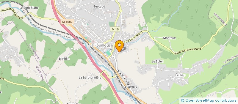 localisation de l'entreprise MONSIEUR SEBASTIEN FAUST  LA FOUILLOUSE