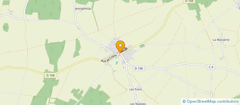 localisation de l'entreprise MONSIEUR SEBASTIEN FAUTER à CIEZ