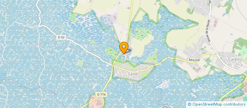 localisation de l'entreprise MONSIEUR SEBASTIEN FAUVEAU  GUERANDE