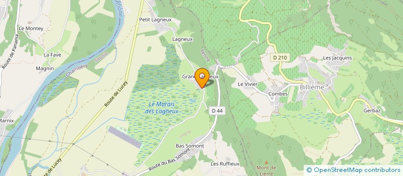 localisation de l'entreprise MONSIEUR SEBASTIEN FAVIER  YENNE