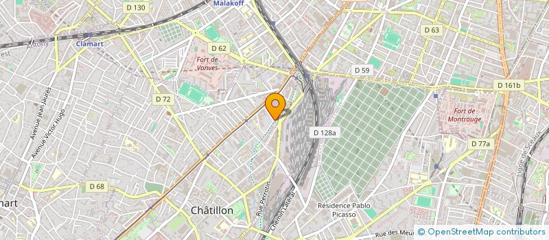 localisation de l'entreprise MONSIEUR SEBASTIEN FAY  CHATILLON