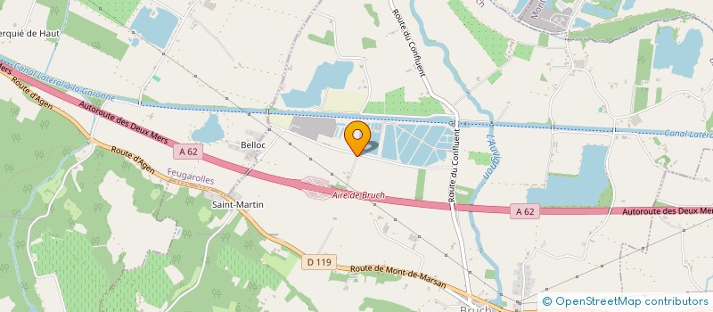 localisation de l'entreprise MONSIEUR SEBASTIEN FAYET  BRUCH