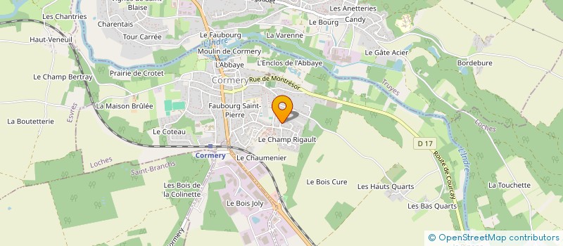 localisation de l'entreprise MONSIEUR SEBASTIEN FEIGESPAN  CORMERY