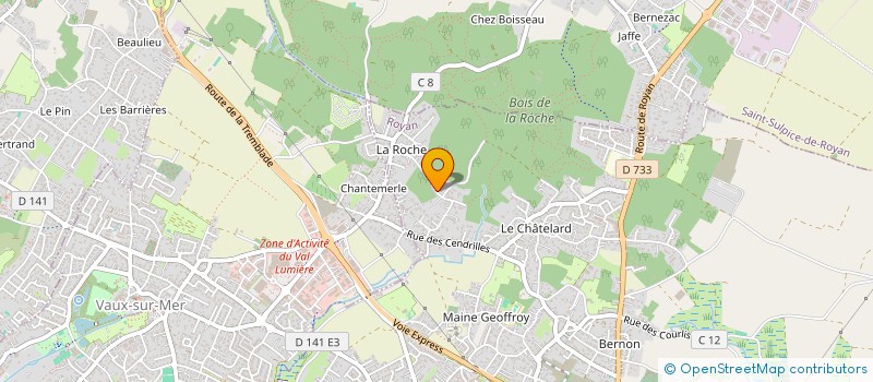 localisation de l'entreprise MONSIEUR SEBASTIEN FELTAIN  ROYAN