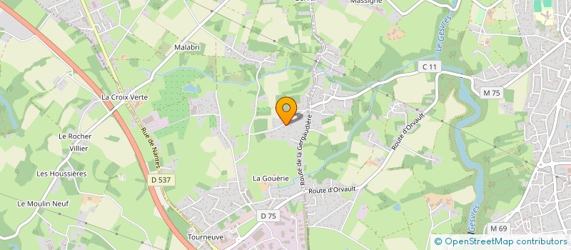 localisation de l'entreprise MONSIEUR SEBASTIEN FELTRI  TREILLIERES