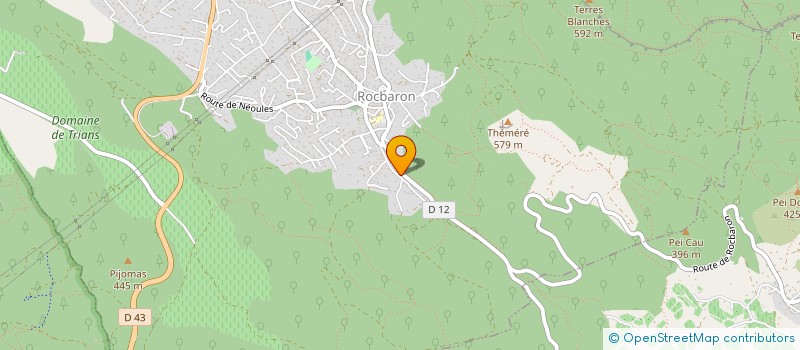 localisation de l'entreprise MONSIEUR SEBASTIEN FERNANDEZ  LA CRAU