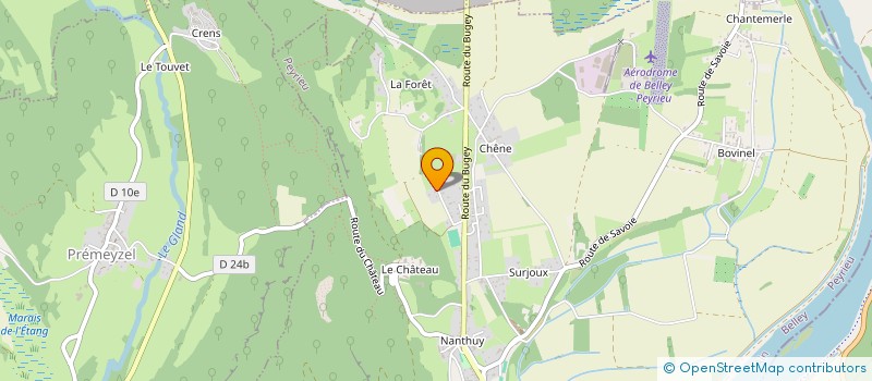 localisation de l'entreprise MONSIEUR SEBASTIEN FERNANDEZ  PEYRIEU