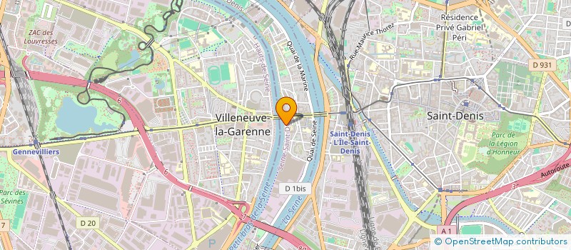 localisation de l'entreprise MONSIEUR SEBASTIEN FERRACCI  L'ILE-SAINT-DENIS