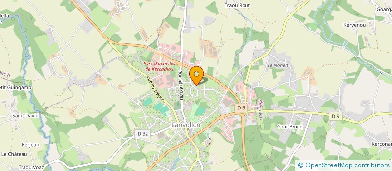 localisation de l'entreprise MONSIEUR SEBASTIEN FERRAN à LANVOLLON