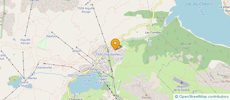 localisation de l'entreprise MONSIEUR SEBASTIEN FERRAND  TIGNES