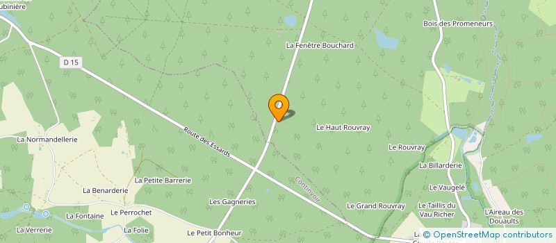 localisation de l'entreprise MONSIEUR SEBASTIEN FERRAND  SAVIGNE SUR LATHAN