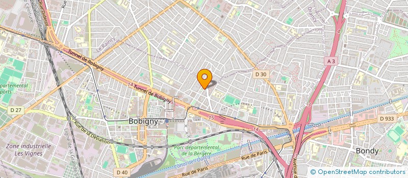 localisation de l'entreprise MONSIEUR SEBASTIEN FERRARI à BOBIGNY