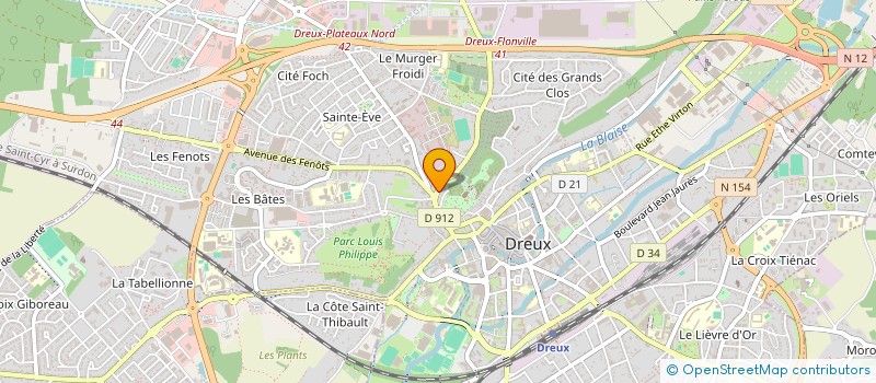 localisation de l'entreprise MONSIEUR SEBASTIEN FERREIRA à DREUX