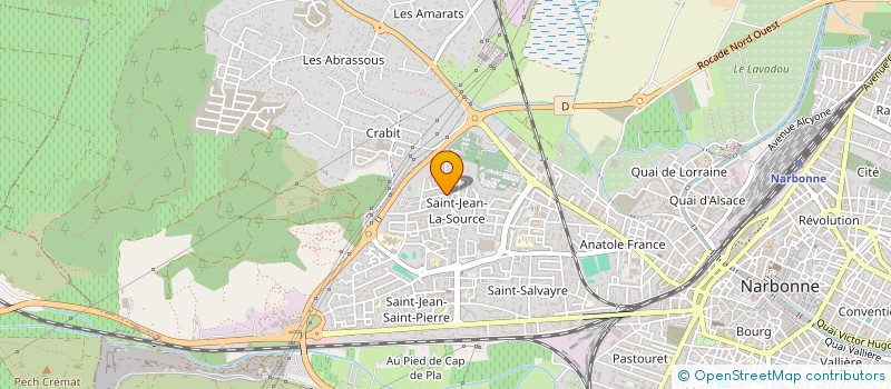 localisation de l'entreprise MONSIEUR SEBASTIEN FERREIROS  NARBONNE