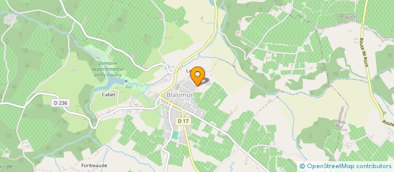 localisation de l'entreprise MONSIEUR SEBASTIEN FERRER  BLASIMON