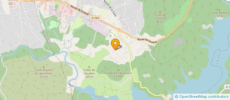 localisation de l'entreprise MONSIEUR SEBASTIEN FERRER Y SANTA CREU  MONTAUROUX