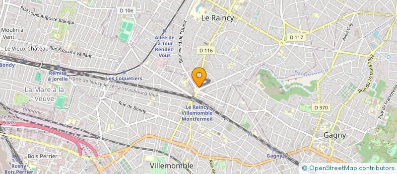 localisation de l'entreprise MONSIEUR SEBASTIEN FERRUT  LE RAINCY