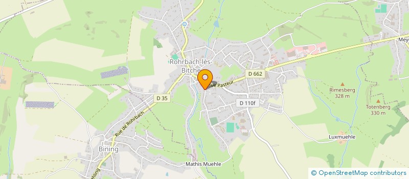 localisation de l'entreprise MONSIEUR SEBASTIEN FERSTLER  RAHLING