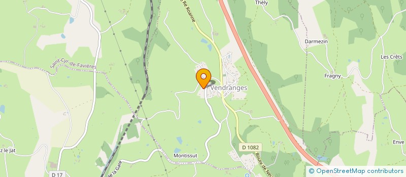 localisation de l'entreprise MONSIEUR SEBASTIEN FESSY  VENDRANGES