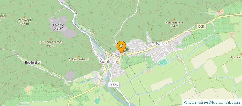 localisation de l'entreprise MONSIEUR SEBASTIEN FETTER  OFFWILLER