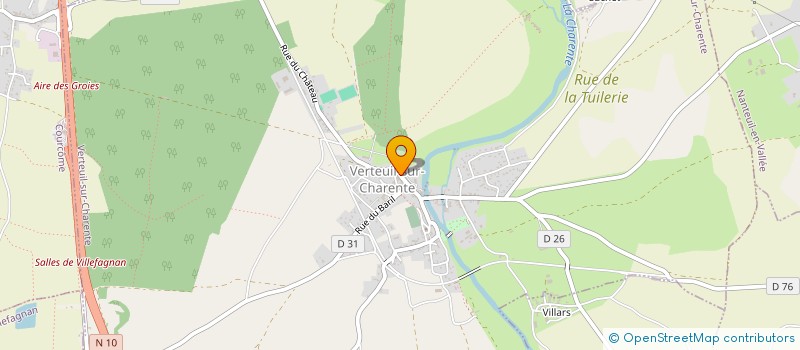 localisation de l'entreprise MONSIEUR SEBASTIEN FEUILLADE à VERTEUIL-SUR-CHARENTE