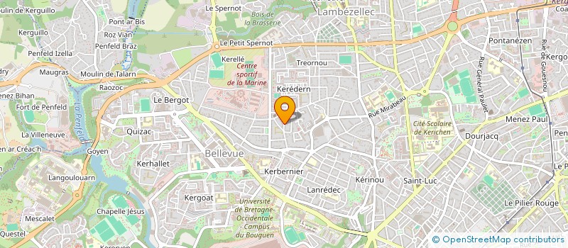 localisation de l'entreprise MONSIEUR SEBASTIEN FICHANT à BREST