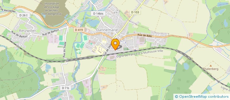 localisation de l'entreprise MONSIEUR SEBASTIEN FIECHTER  BREUCHOTTE