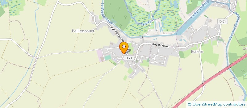 localisation de l'entreprise MONSIEUR SEBASTIEN FIEVEZ  PAILLENCOURT