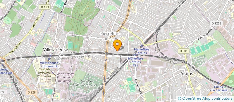 localisation de l'entreprise MONSIEUR SEBASTIEN FIFI à PIERREFITTE-SUR-SEINE